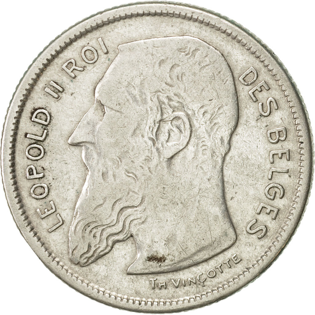Belgium, 2 Francs, 2 Frank, 1904, EF(40-45), Silver, KM:58.1