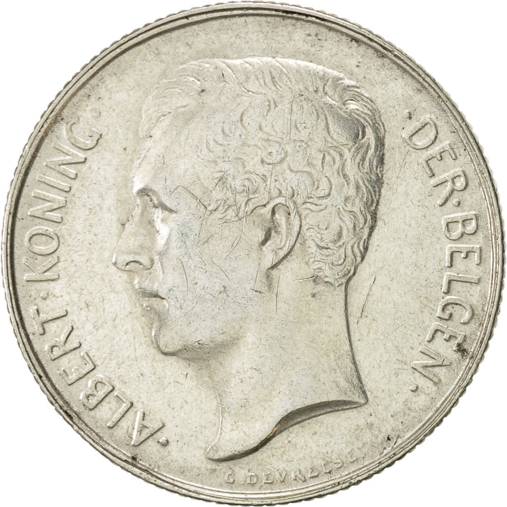 Bélgica, 2 Francs, 2 Frank, 1912, MBC, Plata, KM:75