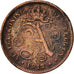 Moneta, Belgia, Albert I, 2 Centimes, 1912, EF(40-45), Miedź, KM:65