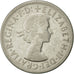 Coin, Australia, Elizabeth II, Florin, 1954, Melbourne, EF(40-45), Silver, KM:55