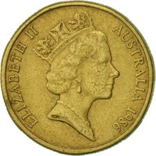 Coin, Australia, Elizabeth II, Dollar, 1986, Royal Australian Mint, EF(40-45)