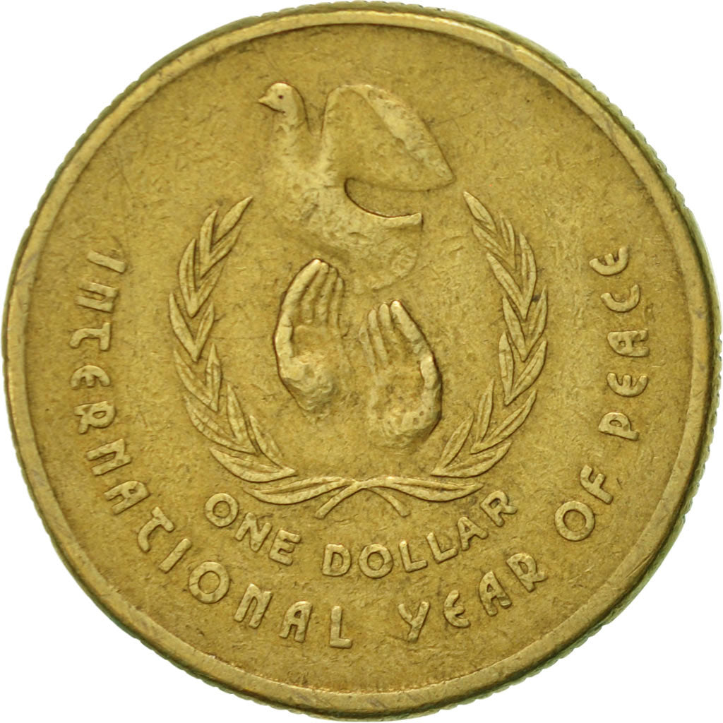 Coin, Australia, Elizabeth II, Dollar, 1986, Royal Australian Mint, EF(40-45)