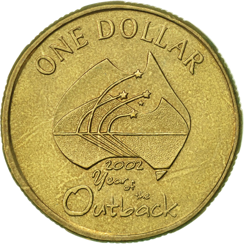 Coin, Australia, Elizabeth II, Dollar, 2002, Royal Australian Mint, AU(50-53)