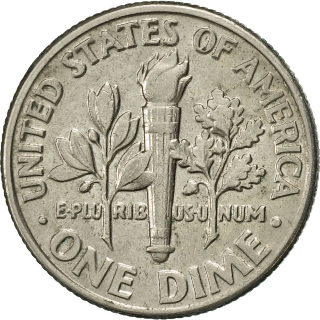 Coin, United States, Roosevelt Dime, Dime, 1990, U.S. Mint, Denver, AU(50-53)