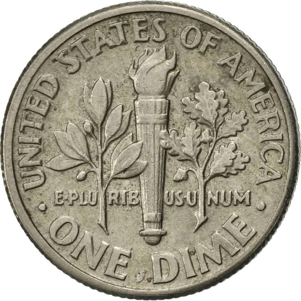 Munten, Verenigde Staten, Roosevelt Dime, Dime, 1989, U.S. Mint, Denver, ZF+