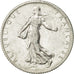 Francia, Semeuse, Franc, 1918, Paris, MBC+, Plata, KM:844.1, Gadoury:467