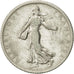 Moneta, Francja, Semeuse, Franc, 1907, Paris, VF(20-25), Srebro, KM:844.1