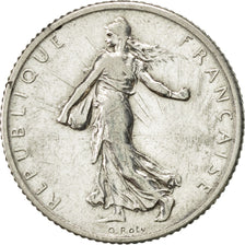 France, Semeuse, Franc, 1914, Paris, EF(40-45), Silver, KM:844.1, Gadoury:467