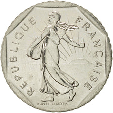 Münze, Frankreich, Semeuse, 2 Francs, 1990, Paris, VZ, Nickel, KM:942.1