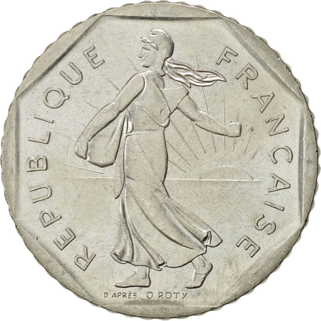 Francia, Semeuse, 2 Francs, 1987, Paris, EBC, Níquel, KM:942.1, Gadoury:547
