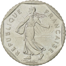 Francia, Semeuse, 2 Francs, 1987, Paris, EBC, Níquel, KM:942.1, Gadoury:547