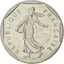 Coin, France, Semeuse, 2 Francs, 1989, Paris, AU(55-58), Nickel, KM:942.1