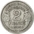 Münze, Frankreich, Morlon, 2 Francs, 1945, Castelsarrasin, SS, Aluminium