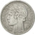 Munten, Frankrijk, Morlon, 2 Francs, 1946, Beaumont - Le Roger, ZF, Aluminium
