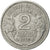 Munten, Frankrijk, Morlon, 2 Francs, 1946, Beaumont - Le Roger, ZF, Aluminium