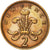 Coin, Great Britain, Elizabeth II, 2 New Pence, 1975, EF(40-45), Bronze, KM:916