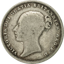 Great Britain, Victoria, Shilling, 1838, VF(20-25), Silver, KM:734.1