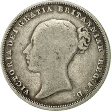 Grande-Bretagne, Victoria, Shilling, 1838, TB, Argent, KM:734.1