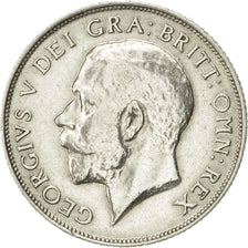 Great Britain, George V, Shilling, 1911, AU(55-58), Silver, KM:816