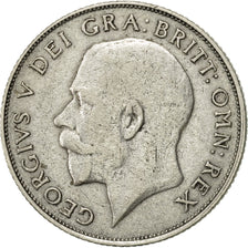 Coin, Great Britain, George V, Shilling, 1921, EF(40-45), Silver, KM:816a