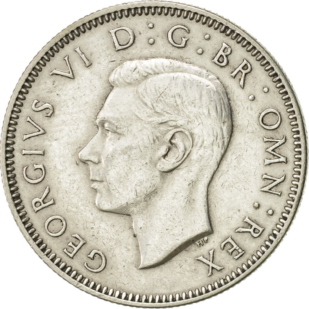 Great Britain, George VI, Shilling, 1937, AU(50-53), Silver, KM:853