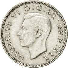 Great Britain, George VI, Shilling, 1937, AU(50-53), Silver, KM:853