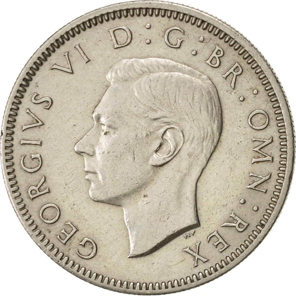 Coin, Great Britain, George VI, Shilling, 1950, AU(55-58), Copper-nickel, KM:876