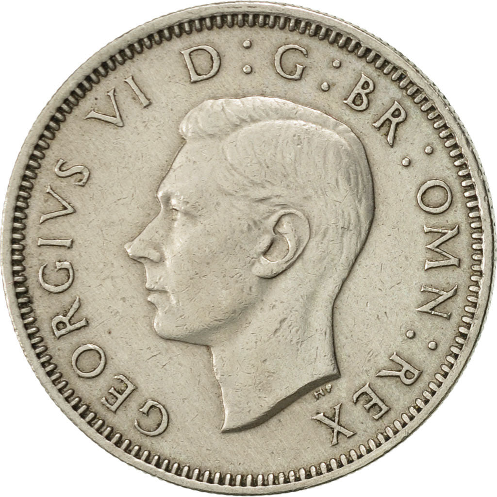 Coin, Great Britain, George VI, Shilling, 1951, AU(55-58), Copper-nickel, KM:876
