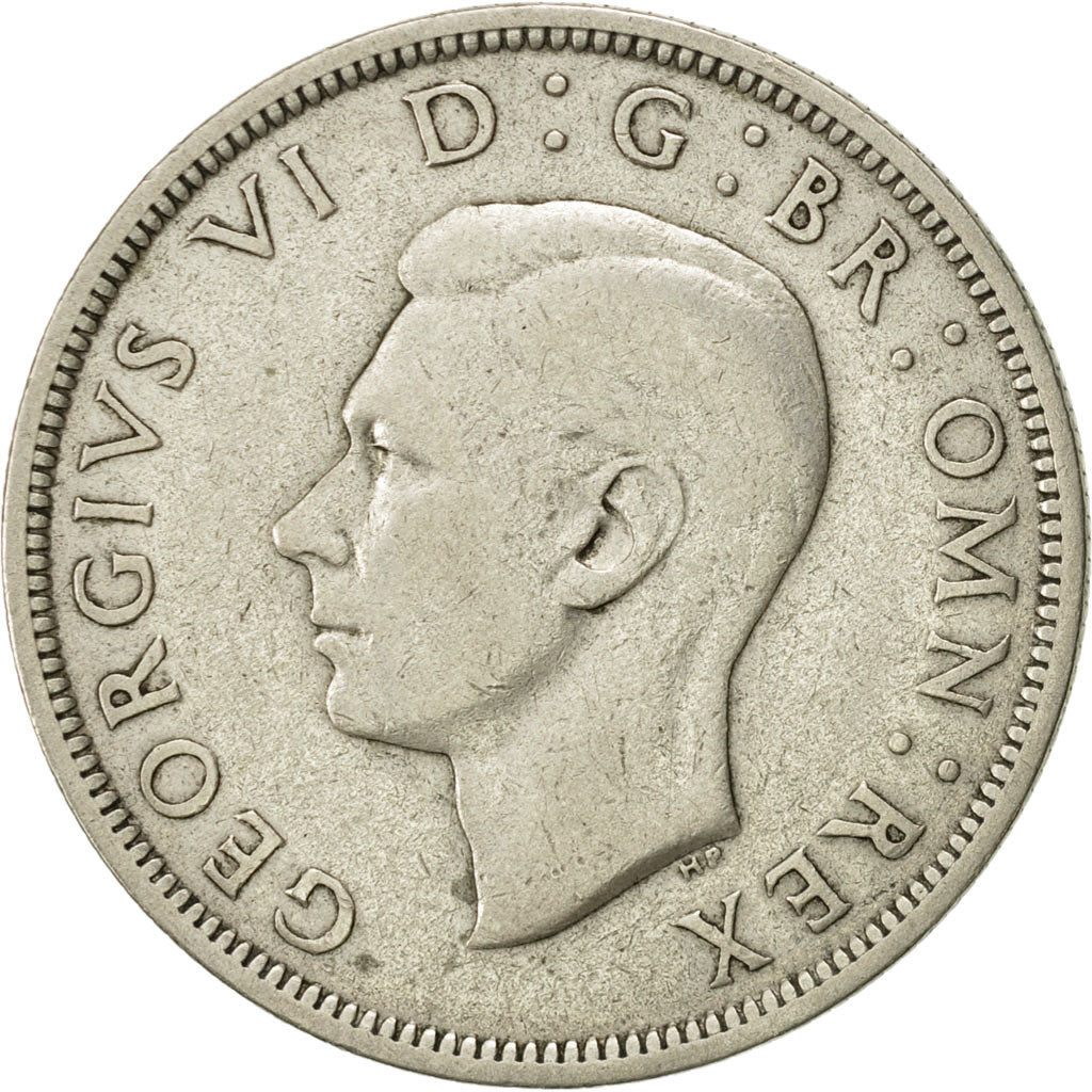 Coin, Great Britain, George VI, 1/2 Crown, 1940, EF(40-45), Silver, KM:856