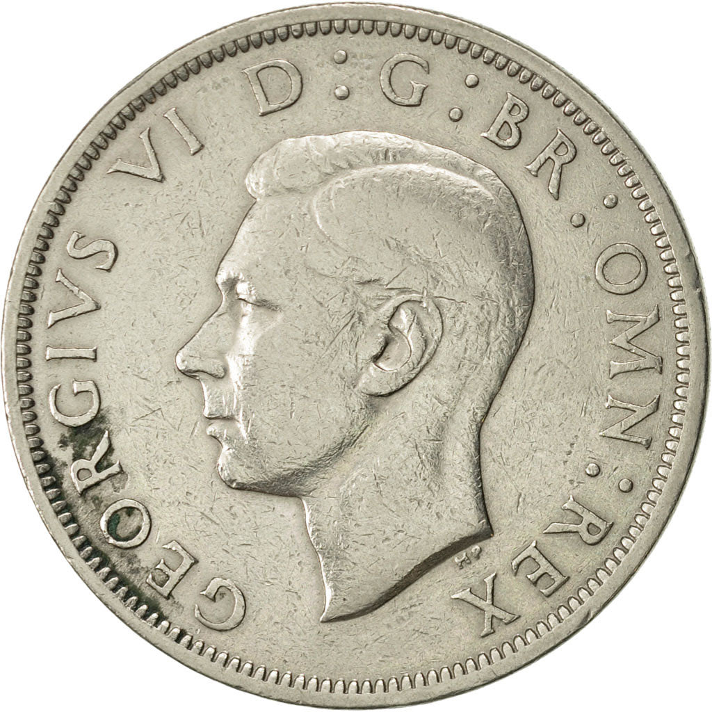 Coin, Great Britain, George VI, 1/2 Crown, 1948, EF(40-45), Copper-nickel