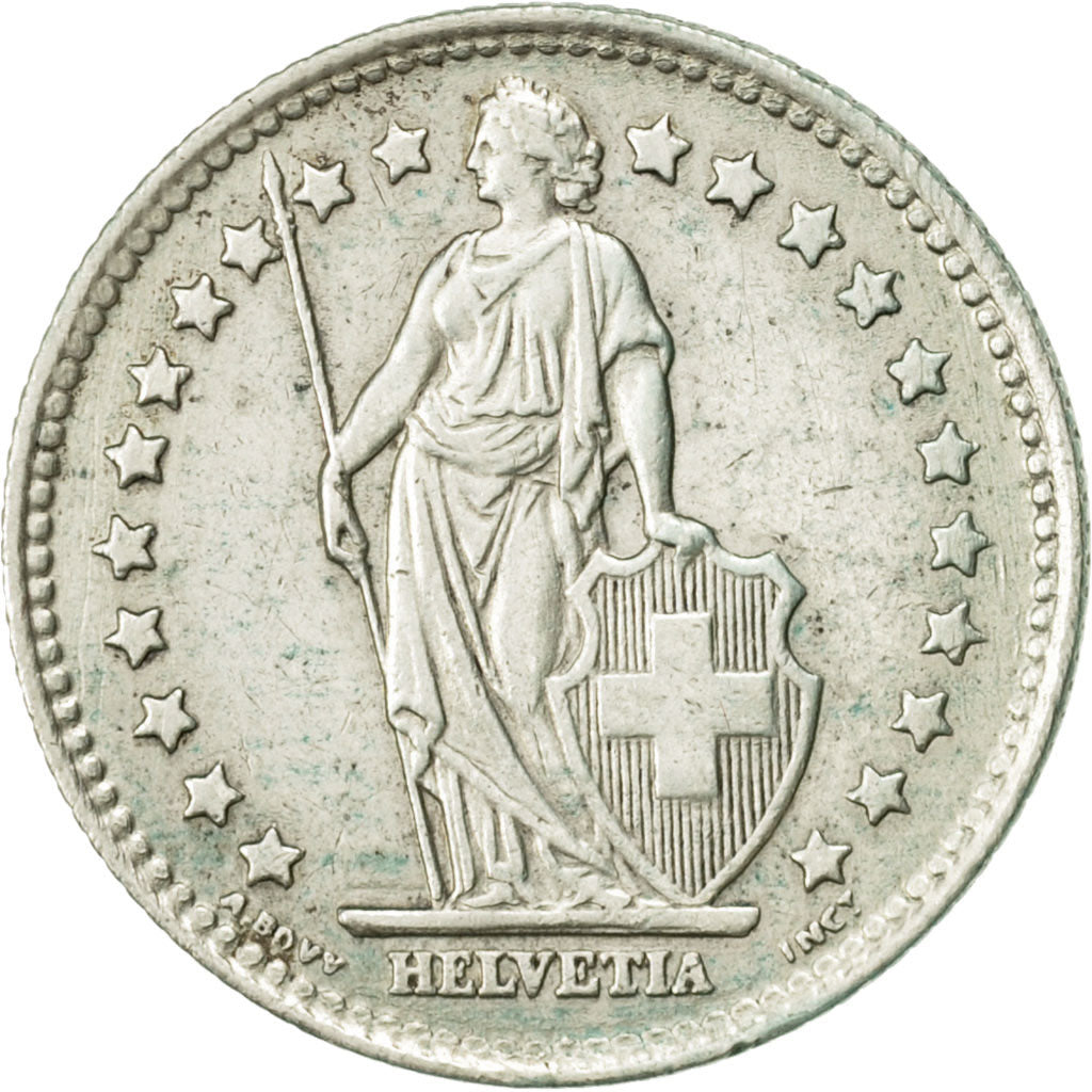 Coin, Switzerland, Franc, 1946, Bern, AU(50-53), Silver, KM:24