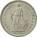Coin, Switzerland, Franc, 1974, Bern, AU(50-53), Copper-nickel, KM:24a.1