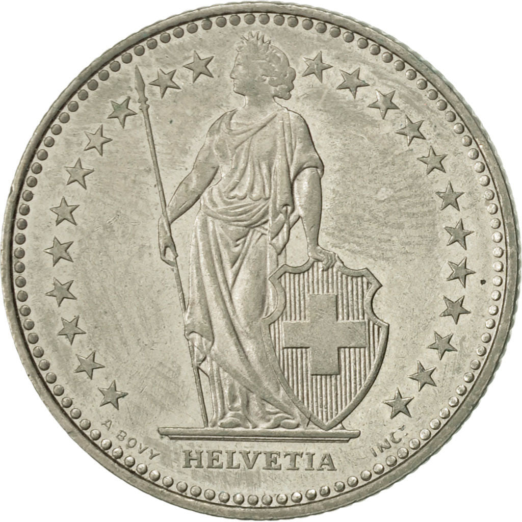 Monnaie, Suisse, Franc, 1988, Bern, TTB+, Copper-nickel, KM:24a.3
