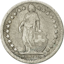 Svizzera, 1/2 Franc, 1877, Bern, MB, Argento, KM:23