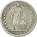 Switzerland, 1/2 Franc, 1877, Bern, VF(20-25), Silver, KM:23