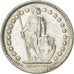 Coin, Switzerland, 1/2 Franc, 1921, Bern, AU(50-53), Silver, KM:23