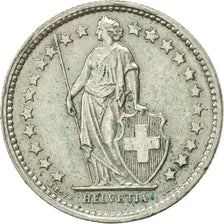 Switzerland, 1/2 Franc, 1958, Bern, AU(50-53), Silver, KM:23