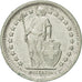 Switzerland, 1/2 Franc, 1966, Bern, AU(50-53), Silver, KM:23
