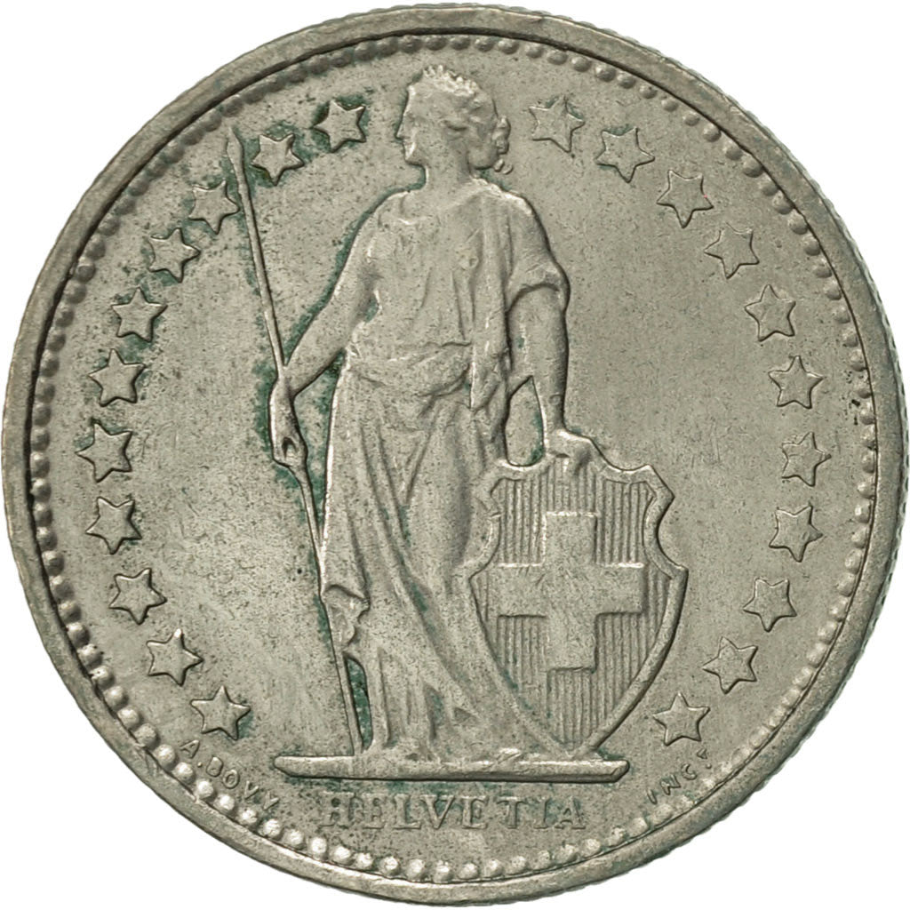 Monnaie, Suisse, 1/2 Franc, 1977, Bern, TTB+, Copper-nickel, KM:23a.1
