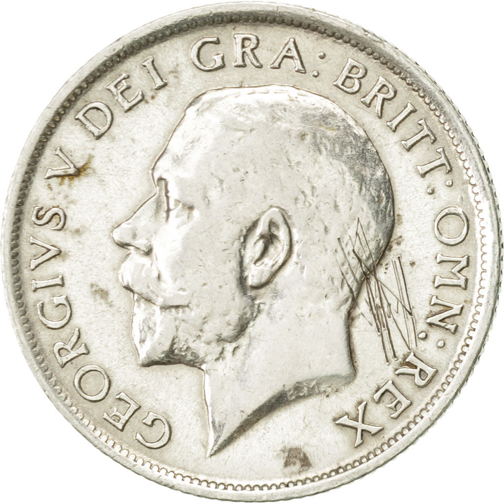 Gran Bretaña, George V, Shilling, 1916, MBC, Plata, KM:816