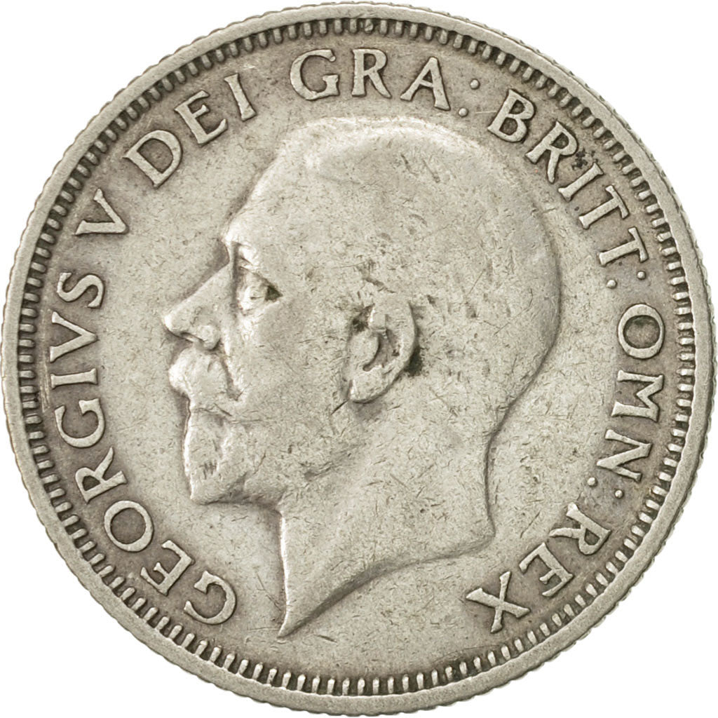 Coin, Great Britain, George V, Shilling, 1932, EF(40-45), Silver, KM:833