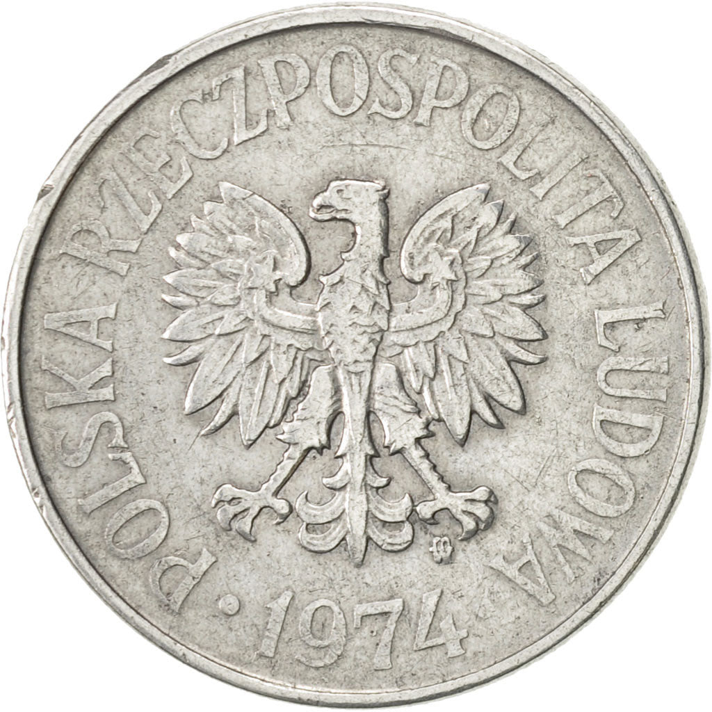 Monnaie, Pologne, 50 Groszy, 1974, Warsaw, TTB+, Aluminium, KM:48.1