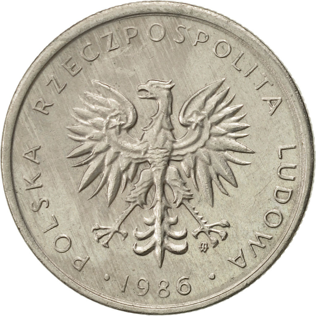 Munten, Polen, 10 Zlotych, 1986, Warsaw, PR, Copper-nickel, KM:152.1