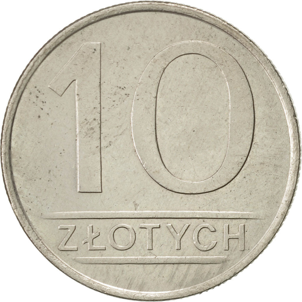 Munten, Polen, 10 Zlotych, 1986, Warsaw, PR, Copper-nickel, KM:152.1