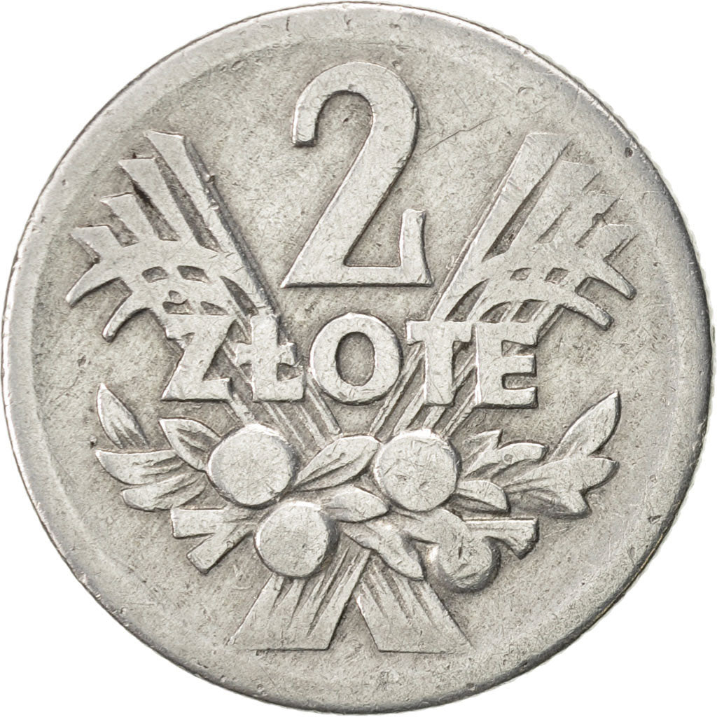 Munten, Polen, 2 Zlote, 1959, Warsaw, FR, Aluminium, KM:46
