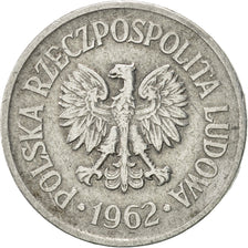 Poland, 10 Groszy, 1962, Warsaw, AU(50-53), Aluminum, KM:AA47