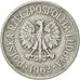 Poland, 10 Groszy, 1962, Warsaw, AU(50-53), Aluminum, KM:AA47