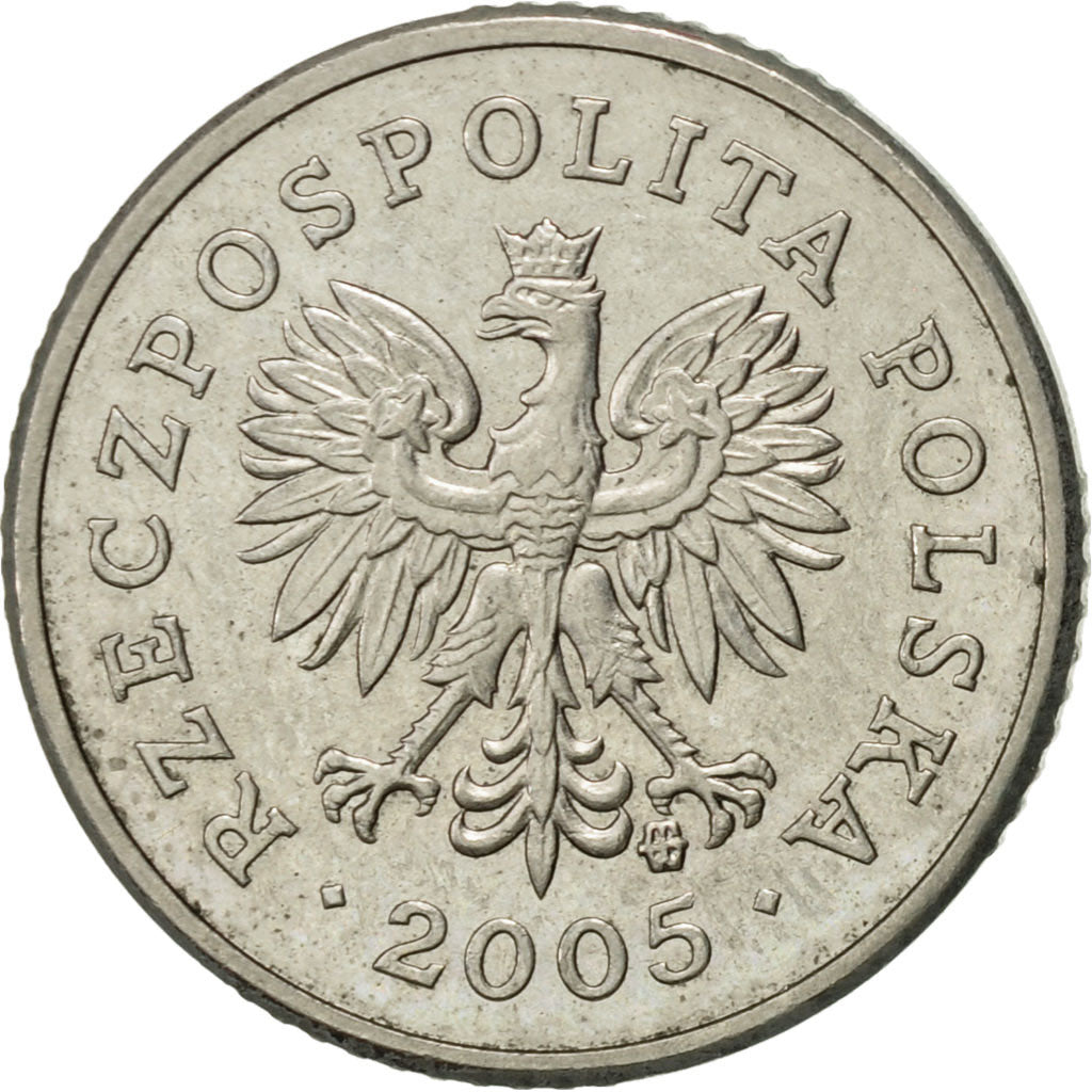Monnaie, Pologne, 10 Groszy, 2005, Warsaw, SUP, Copper-nickel, KM:279