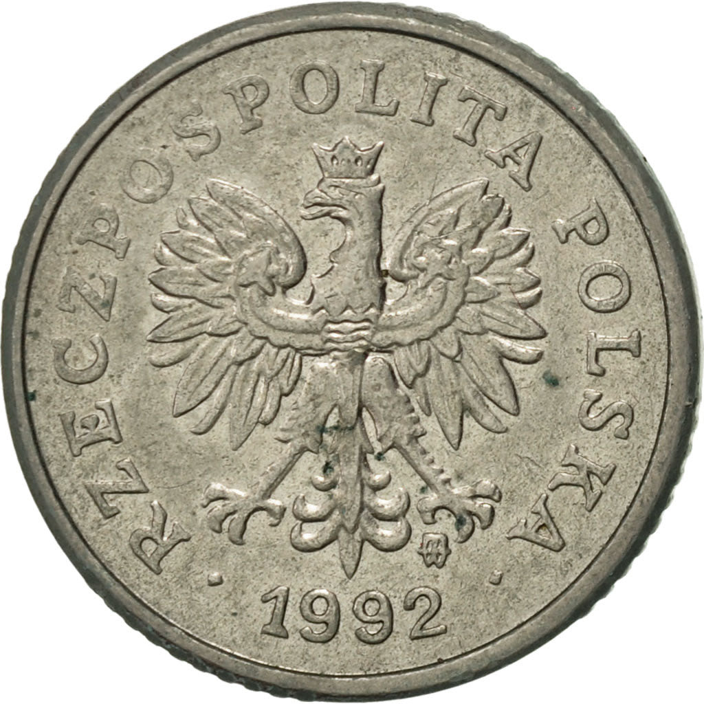 Monnaie, Pologne, 10 Groszy, 1992, Warsaw, SUP, Copper-nickel, KM:279