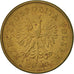 Coin, Poland, 5 Groszy, 2004, Warsaw, EF(40-45), Brass, KM:278